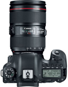 Canon EOS 6D Mark II 24-105mm f/3.5-5.6 IS STM Lens, 26.2 MP DSLR Camera, Black
