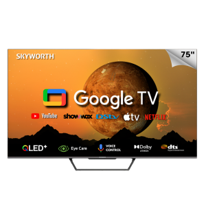 Skyworth 75 inch QLED UHD 4K Smart Google TV,