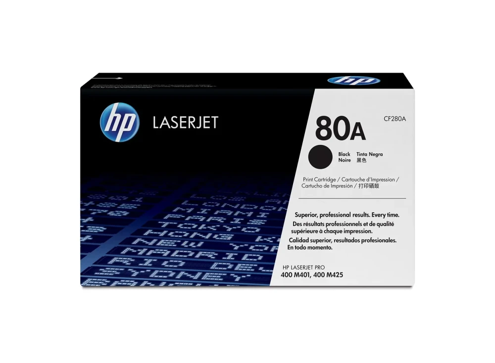 HP 80A Black Original LaserJet Toner Cartridge